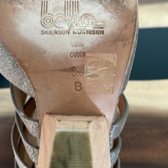 Silver Belle By Sigerson Morrisson Daisy Basket Weave Sandal - Picture 6 of 6